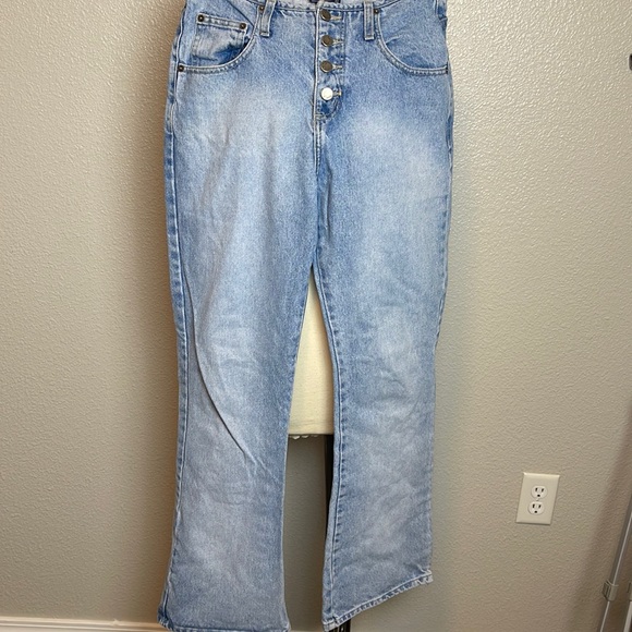 Paris Blues Jeans Vtg Paris Blues Button Fly Mid Rise Jeans Wms Sz